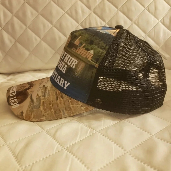 NWT,Davric Australia  Headwear Port Arthur Tasmania Penitentiary Mesh,Hat. - Picture 2 of 6